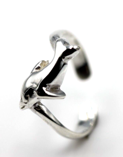 Kaedesigns New Genuine Sterling Silver Dolphin Toe Ring