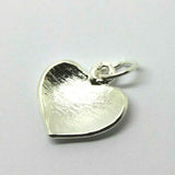 Sterling Silver Heart Charm or pendant charm + jump ring