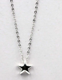 Genuine Sterling Silver 925 Star Pendant + Chain Necklace *Free Post In Oz