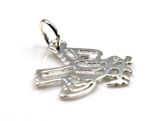 925 Sterling Silver Peace Dove with Olive Branch Charm Or Pendant