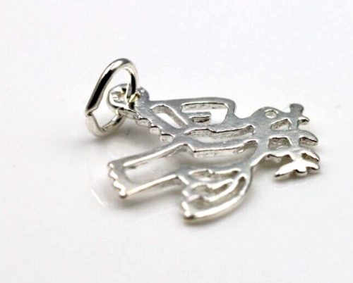 925 Sterling Silver Peace Dove with Olive Branch Charm Or Pendant