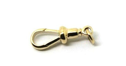 Kaedesigns New 9ct Solid Yellow, Rose or White Gold 375 Albert Swivel Clasp 21mm Size + Jump ring