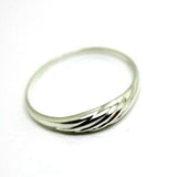 Genuine New Sterling Silver Delicate Dome Ring