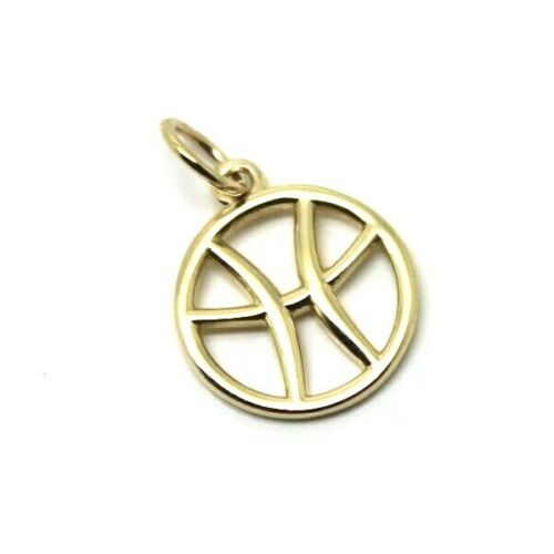 Genuine New 9ct 9k yellow, rose or white gold modern zodiac  pendant