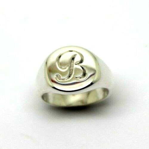 Genuine Size 6 / buy M Sterling Silver Solid Heavy Signet Ring 20mm X16mm