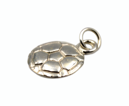 Genuine Sterling Silver 925 Soccer Ball Pendant Or Charm