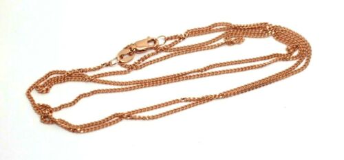 Genuine New 9k 9ct Yellow or Rose Gold Kerb Curb Chain Necklace 70cm