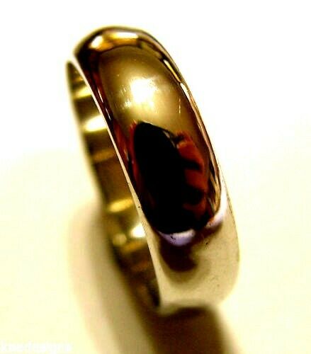 Size T / 9.5 Genuine Heavy Solid 9ct 9kt Yellow, Rose or White Gold 6mm Wedding Band Ring