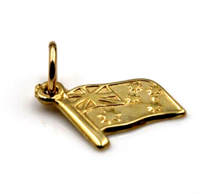 Kaedesigns, Genuine 9K Yellow Gold Australian Flag Charm or Pendant