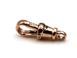 Genuine 9kt 9ct Solid Yellow or Rose Gold Rotating Albert Swivel Clasp 17mm Size