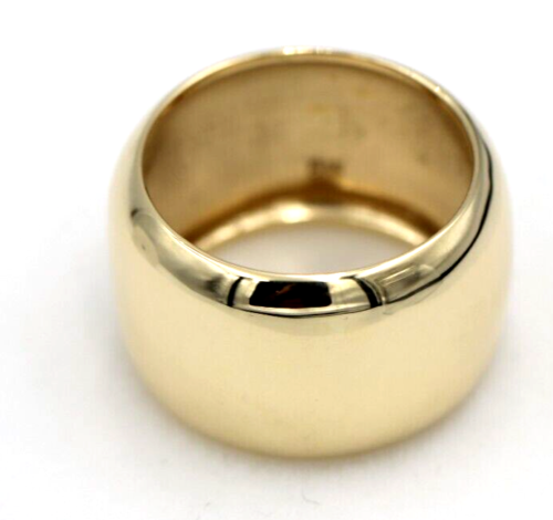 Size R1/2 Genuine Huge 9ct 9k Yellow, Rose or White Gold Solid 15mm Extra Wide Barrel Band Ring