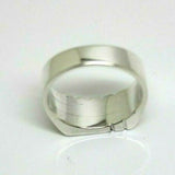 Genuine Sterling Silver 925 Mens Rectangular Signet Ring