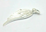 Solid sterling silver Angel Wing charm 3D pendant or charm