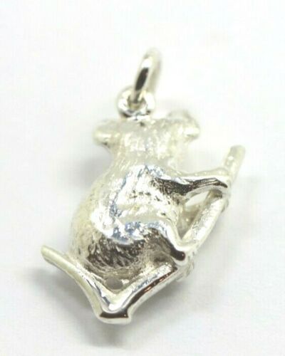 Sterling Silver Solid Koala 3D Pendant Or Charm