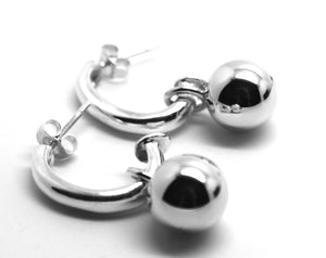 Kaedesigns Genuine New Sterling Silver 925 Ball Stud Earrings & Butterfly Backs