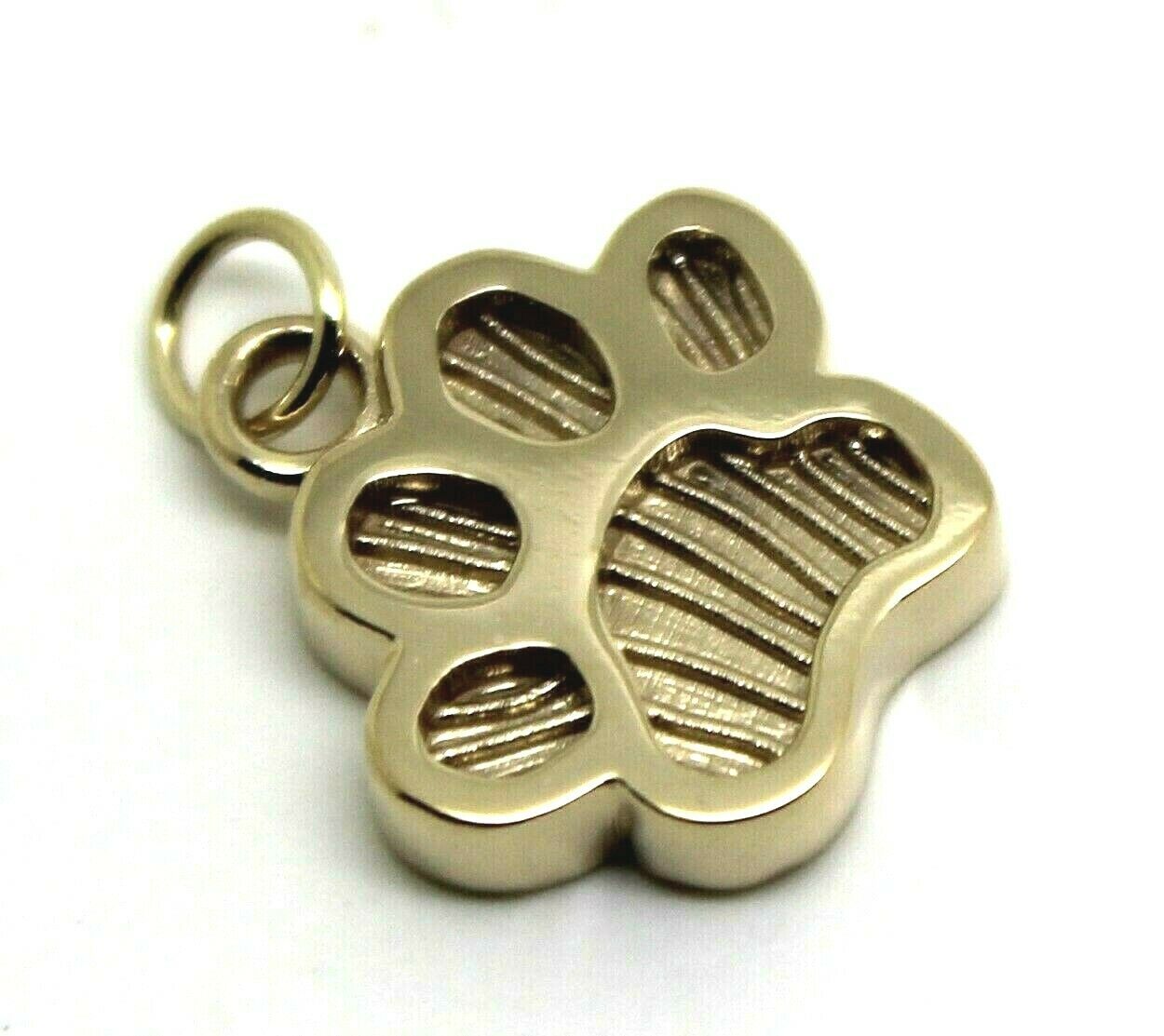 Kaedesigns Genuine 9ct Yellow or Rose or White Gold charm Dog Animal PAW Pendant