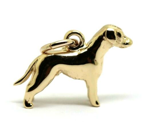 Kaedesigns, New 3D 9ct 375 Yellow Or Rose Or White Gold Dog Charm Or Pendant