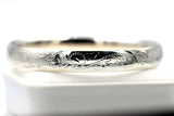 Genuine Solid Sterling Silver 925 10mm Wide Engraved Filigree Bangle Solid Comfort Fit
