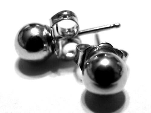Kaedesigns, Sterling Silver 3mm, 4mm, 5mm, 6mm, 7mm Or 8mm Stud Ball Earrings