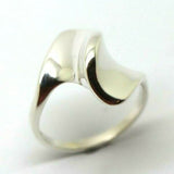 Size K - Solid Sterling Silver 925 Fancy Swirl Dome Ring *Free Express Post In Oz*