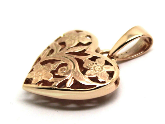 Kaedesigns New 9ct Yellow Gold or White Gold or Rose Gold 21mm Heart Pendant